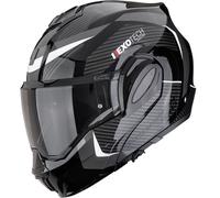 Casco moto apribile Scorpion EXO-TECH EVO PRO Accuti nero-argento 2XL
