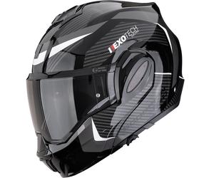 Casco moto apribile Scorpion EXO-TECH EVO PRO Accuti nero-argento L
