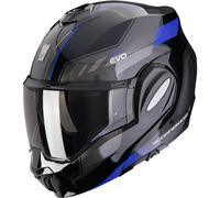 Casco moto apribile Scorpion EXO-TECH EVO Socius nero-blu L