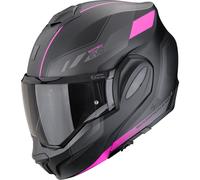 Casco moto apribile Scorpion EXO-TECH EVO Socius nero opaco-rosa S