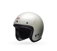 Casco moto Bell Custom 500 Open Face - bianco vintage
