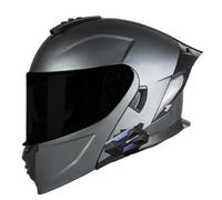 Casco Moto Bluetooth Integrale Caschi Modulari Motorino Integrali con Doppia Visiera DOTECE Omologato Caschi Bluetooth per Moto Integrale Caschi Modulari per Uomo e Donna 10,XL=61~62cm
