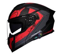 Casco Moto Bluetooth Integrali Caschi Moto Apribili e Modulari Caschi con Doppia Visiera DOTECE Omologato Caschi Bluetooth per Moto Integrale Caschi Modulari per Uomo e Donna 3,M=57~58cm