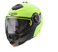 Caberg Droid Hi Vizion, casco flip-up XS male Giallo Fluo