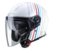 Casco moto Caberg Flyon Bakari bianco/argento