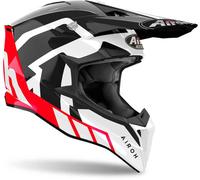 Casco moto cross Airoh WRAAAP RELOADED ROSSO RED enduro motard off road helmet