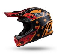 CASCO MOTO CROSS BIMBO BAMBINO UFO GENERAL JUNIOR OFFROAD PIT BIKE ARANCIO
