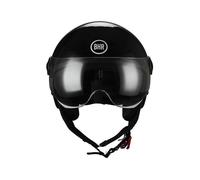 CASCO MOTO DEMI JET BHR EASY 800 NERO METALLIZZATO SCOOTER ECE 22.05