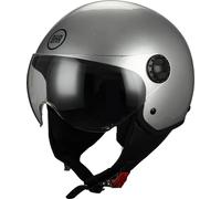 Casco moto e scooter 801 One demi-jet taglia L 59 cm silver BHR