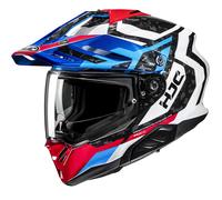Casco moto enduro HJC RPHA 60 Dakar MC21 blu-nero-bianco L
