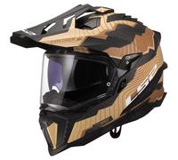 Casco moto enduro LS2 MX701 Explorer C Trick marrone-sabbia M
