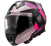 Casco moto flip-up LS2 FF901 Advant X Ultra grigio-viola S