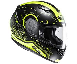 Casco moto HJC CS 15 SAFA MC4HSF, Nero/Giallo, L