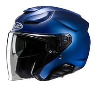 Casco moto HJC F31 - blu metallizzato