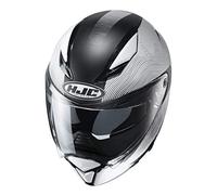 Casco moto HJC F70 SAMOS MC10SF, Bianco/Nero, XL