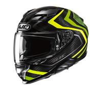 Casco moto HJC F71 carbonio Nevio MC3H giallo