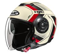 HJC Casco Jet i40N VELU MC21 Bianco-Rosso-Blu Taglia M