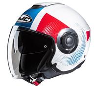 Casco moto HJC I40N - Pyle bianco/blu/rosso