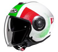 Casco moto HJC I40N - Pyle verde/bianco/rosso