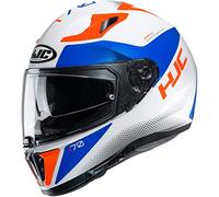 Casco moto HJC i70 TAS MC26H, Bianco/Blu/Oroange, XL