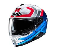 Casco moto HJC I71 Viz MC21 bianco rosso blu