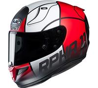 Casco moto HJC RPHA 11 QUINTAIN MC1SF, Nero/Bianco/Rosso, S