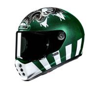 Casco moto HJC V10 Crania MC4 verde