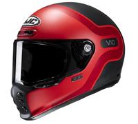 Casco moto HJC V10 uva MC1SF rosso