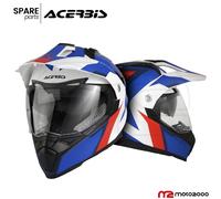 CASCO MOTO INTEGRALE ACER LIP FS-606 ENDURO ROSSO BLU BIANCO MOTARD TG. XS