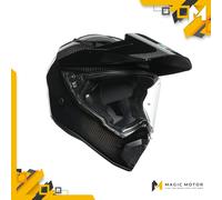 Casco moto Integrale AGV AX9 Carbon Lucido Nero - S