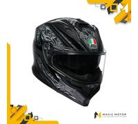 Casco moto Integrale AGV K7 Damascus Lucido Nero - S