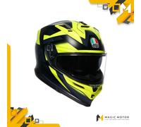 Casco moto Integrale AGV K7 Glimpse Opaco Nero - M