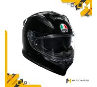 Casco moto Integrale AGV K7 SOLID Lucido Nero - M