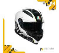 Casco moto Integrale AGV K7 Super 46 Lucido Bianco - S