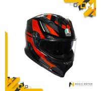 Casco moto Integrale AGV K7 Taurax Lucido Rosso - S