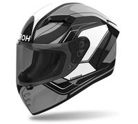 CASCO MOTO INTEGRALE AIROH CONNOR DUNK NERO BIANCO GRIGIO LUCIDO