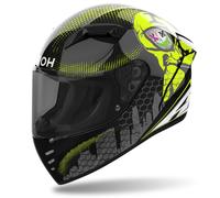 Casco moto integrale Airoh CONNOR Gamer nero-grigio-giallo fluo XL