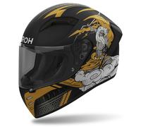 Casco moto integrale Airoh CONNOR Zeus nero-oro opaco XL