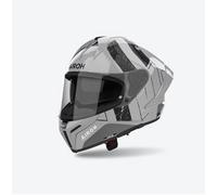 Casco Moto Integrale Airoh MATRYX Scope Light Grey gloss helmet casque TAGLIA XL