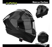 CASCO MOTO INTEGRALE CARBONIO AIROH MATRYX CARBON ECE-2206 LUCIDO