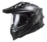 Casco Moto Integrale Carbonio LS2 MX701 Explorer Solid Carbon Lucido