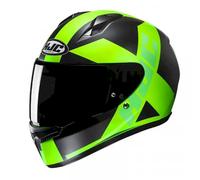 Casco Moto Integrale Hjc C10 Nero,verde Tez Mc4hsf Hjc