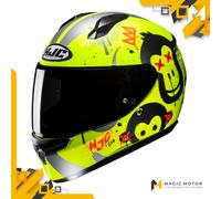Casco Moto Integrale HJC C10 XXS GETI Giallo Opaco