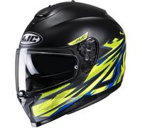 Casco moto integrale HJC C70 Pentas MC3HSF nero-blu-giallo fluo Saldi XL