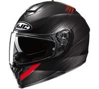 Casco moto integrale HJC C70N Sway MC1 rosso-nero S