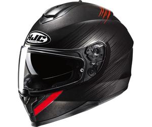 Casco moto integrale HJC C70N Sway MC1 rosso-nero XL