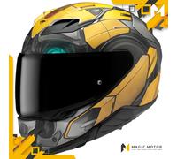 Casco Moto Integrale HJC F71 M BUMBLEBEE HASBRO Giallo Opaco