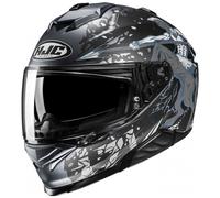 Casco moto integrale HJC i71 Taurus MC5SF nero-grigio S