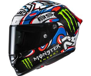 Casco moto integrale HJC RPHA 1 V2 CARBON Quartararo Le Mans III MC25 multicolor S