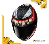 Casco Moto Integrale HJC RPHA 12 XXL VENOM 3 MARVEL Nero Opaco
